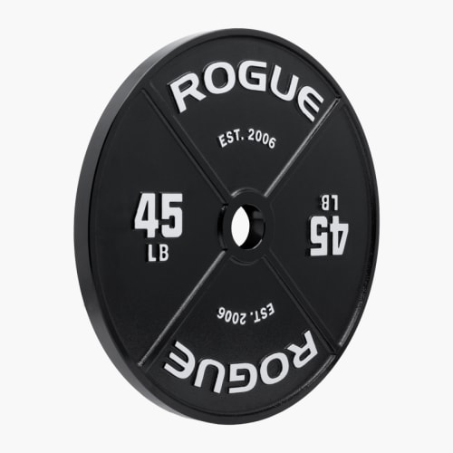 Rogue Weightlifting Plates - Bumpers, Metal, Competition